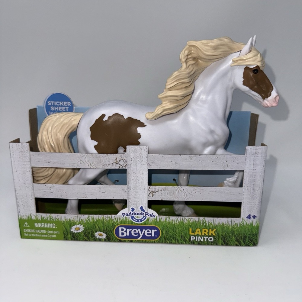 Breyer Paddock Pals Lark Pinto Collectible Figure Horse NIB